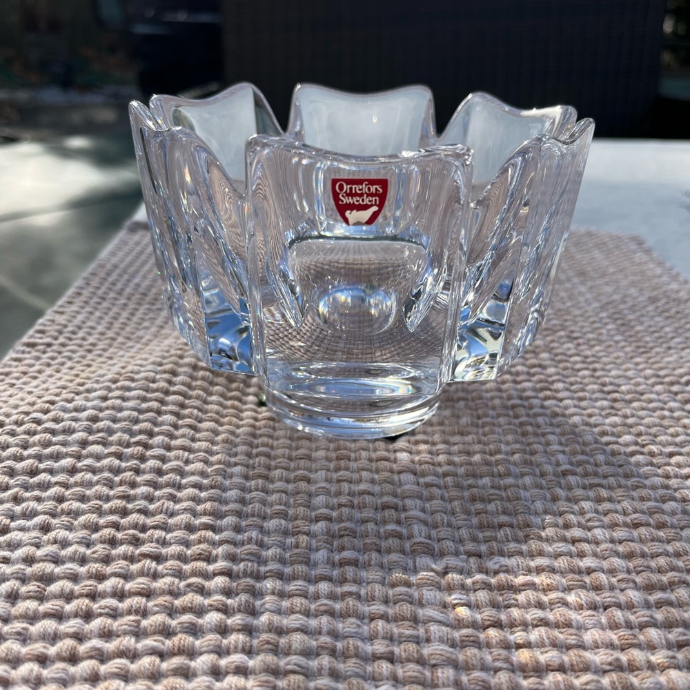 Orrefors Crystal Candy Dish